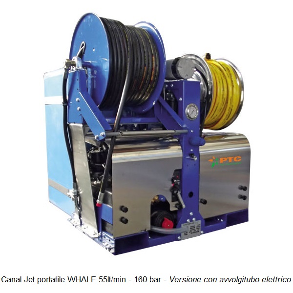 Canal Jet portatile Whale versione